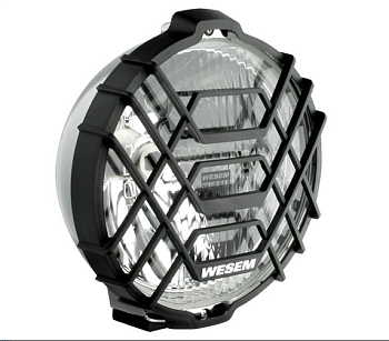 Фара противотуманная хромированная Wesem HO2 с решеткой, диаметр 183 мм, Е20