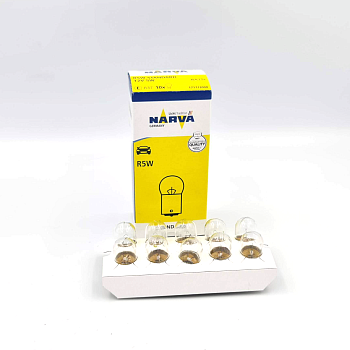 171713000, Лампа Narva R5W 12V 5W, сервисная коробка 10 шт.