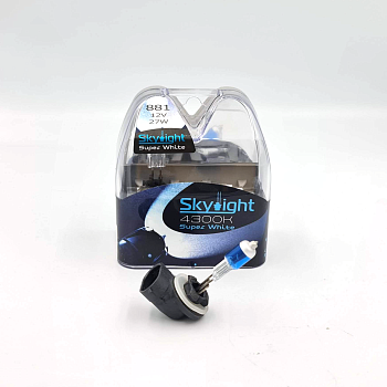 Комплект галогенных ламп Skylight H27 27W, белый свет