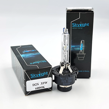 Лампа ксеноновая SkyLight D2S 6000K, картонная коробка
