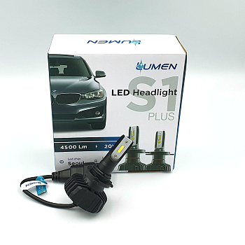 Комплект светодиодных ламп Lumen S1 Plus 9006 3000K, Yellow