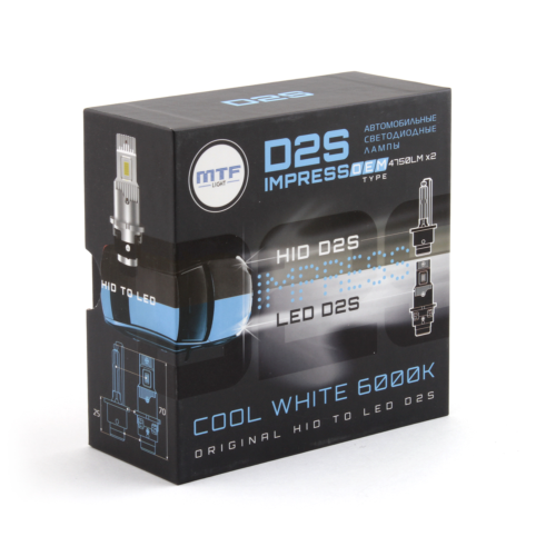 Светодиодные лампы MTF D2S IMPRESS OEM LED 6000К