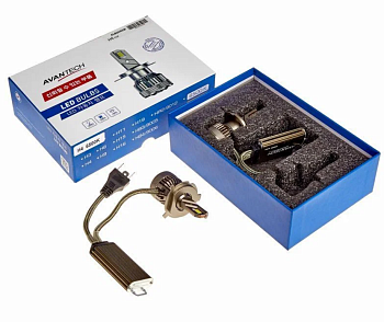 Лампа светодиодная LED Avantech HB4 12V 45W, 6500К 4500lm