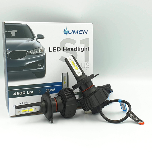 Комплект светодиодных ламп Lumen S1 Plus H4, Crystal White