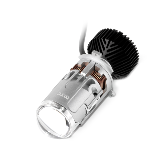 Светодиодные линзы MTF LIGHT серии MiniLENS BOOSTER H4/H19, 12V, 45/55W, 6000K, 5500LM, к-т.