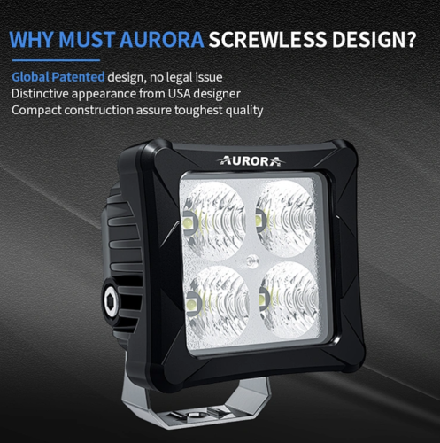 ALO-D3-E4T, Светодиодная фара Aurora  40W, 3200Lm, Ближний свет