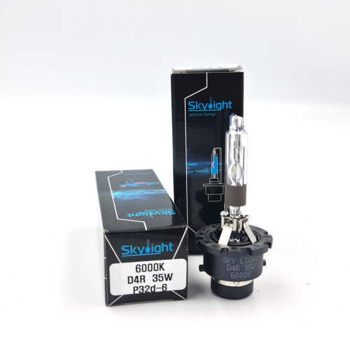 Лампа ксеноновая SkyLight D4R 6000K, картонная коробка