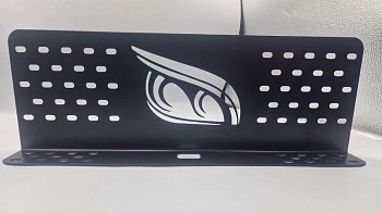 Рамка для номера c планкой для дополнительного света