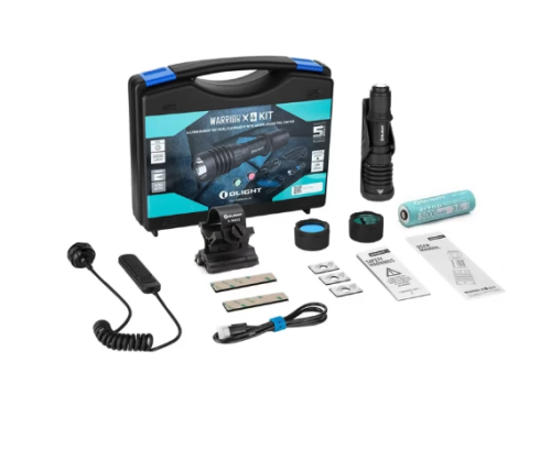 Комплект охотника, фонарь Olight Warrior X 4 KIT