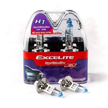 Комплект ламп повышенной яркости Excelite H1 +80% яркости 3800K