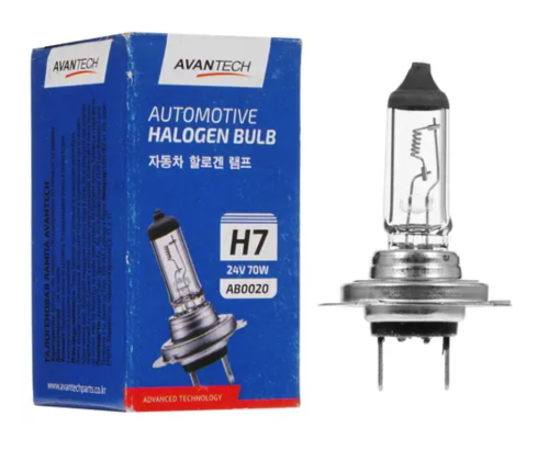 Автолампа Avantech H7 24V 70W