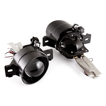 Светодиодные ПТФ линзы MTF Light серия ABSOLUTE VISION, 12В, птф/дальний 32/44Вт, 5500К, Nissan