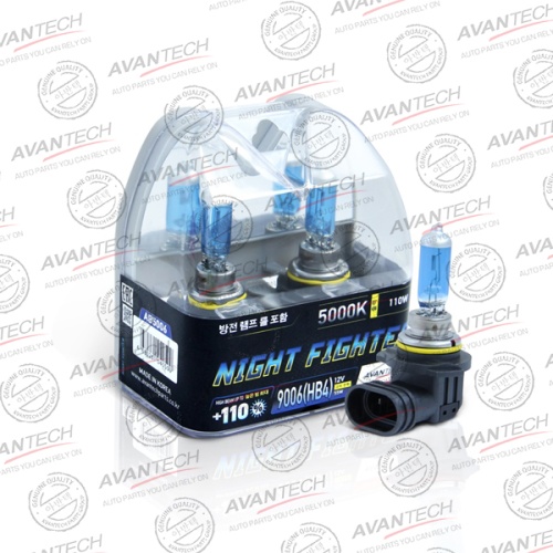 Комплект ламп Avantech Night Fighter HB4 55W, 5000K