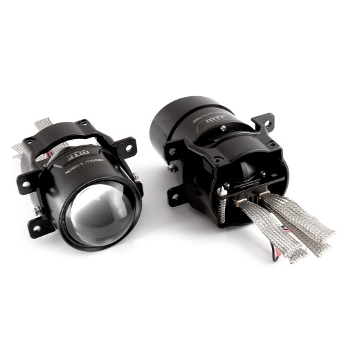 Светодиодные ПТФ линзы MTF Light серия ABSOLUTE VISION, 12В, птф/дальний 32/44Вт, 5500К, (088358)