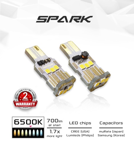 Лампа светодиодная Waymark W16W 6500K