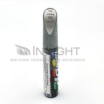 T45, Краска для ремонта сколов и царапин Soft99 TOUCH UP PAINT 1C0 флакон с кисточкой, 12 мл