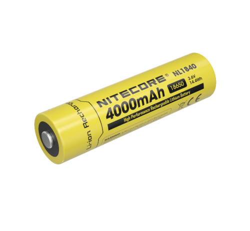 Аккумулятор NITECORE NL1840 18650 3.6v 4000mAh Li-ion 3.6v