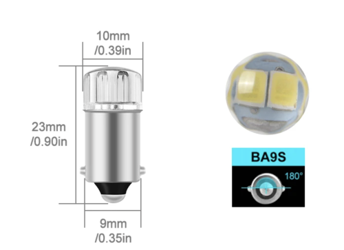 Лампа светодиодная Ba9S (T4W),  100lm, 2W