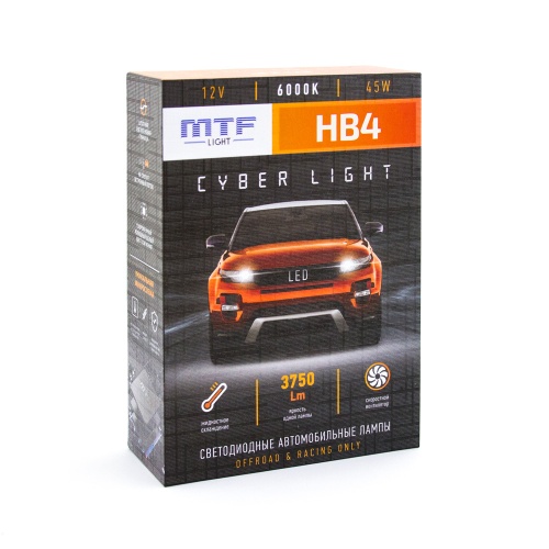 Комплект светодиодных ламп MTF Light, серия CYBER LIGHT HB4
