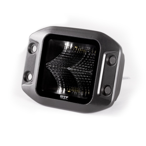 Прожектор светодиодный MTF LIGHT серия STYLE 12/24В, 40Вт, 3000лм, ECE R10, квадратный