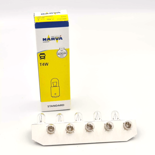 171413000, Лампа Narva T4W 24V, сервисная коробка 10 шт.